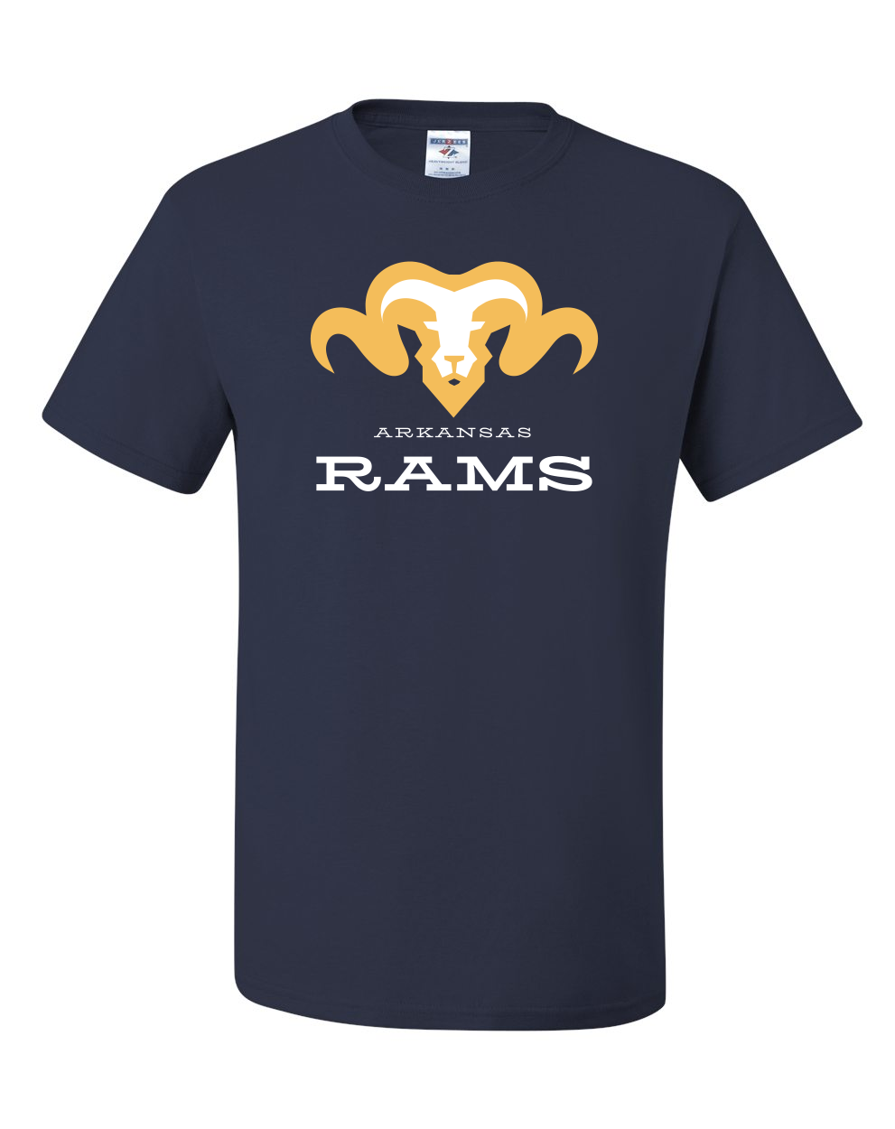 Rams Short Sleeve Navy 50 50 T shirt