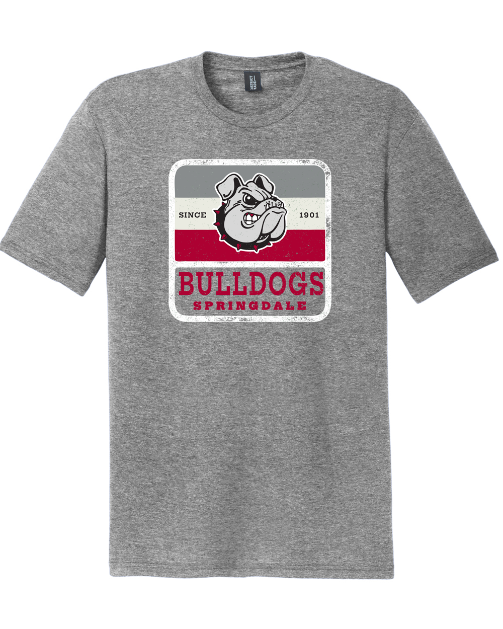 Springdale Bulldogs Retro Badge design – CUSTOM TEES & GRAPHICS